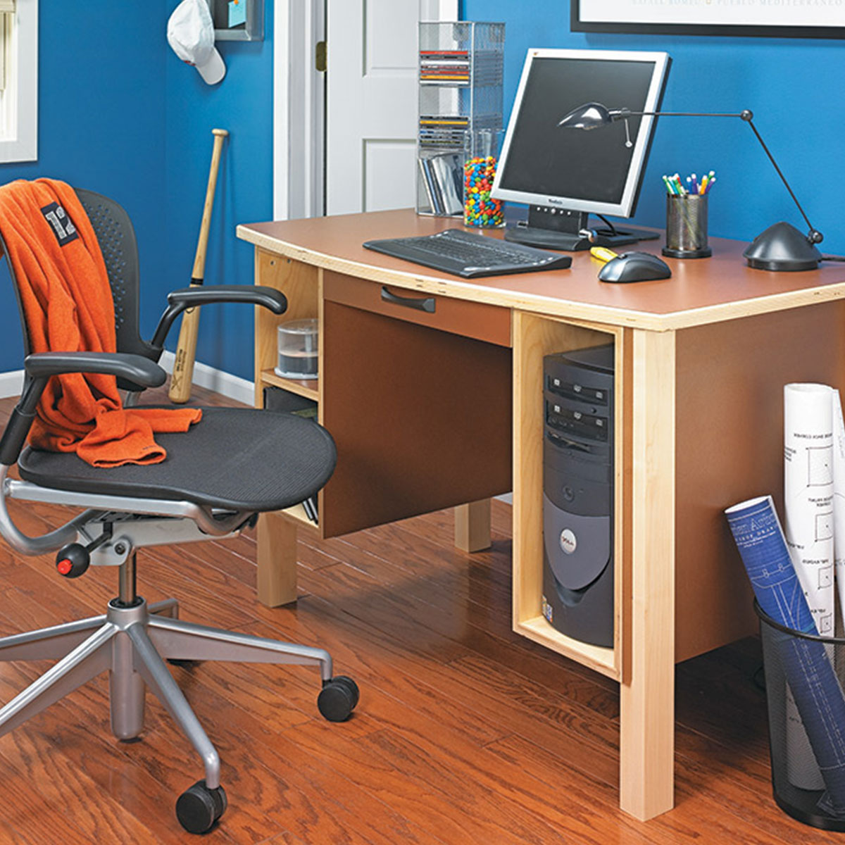 Woodsmith Compact Desk Plan