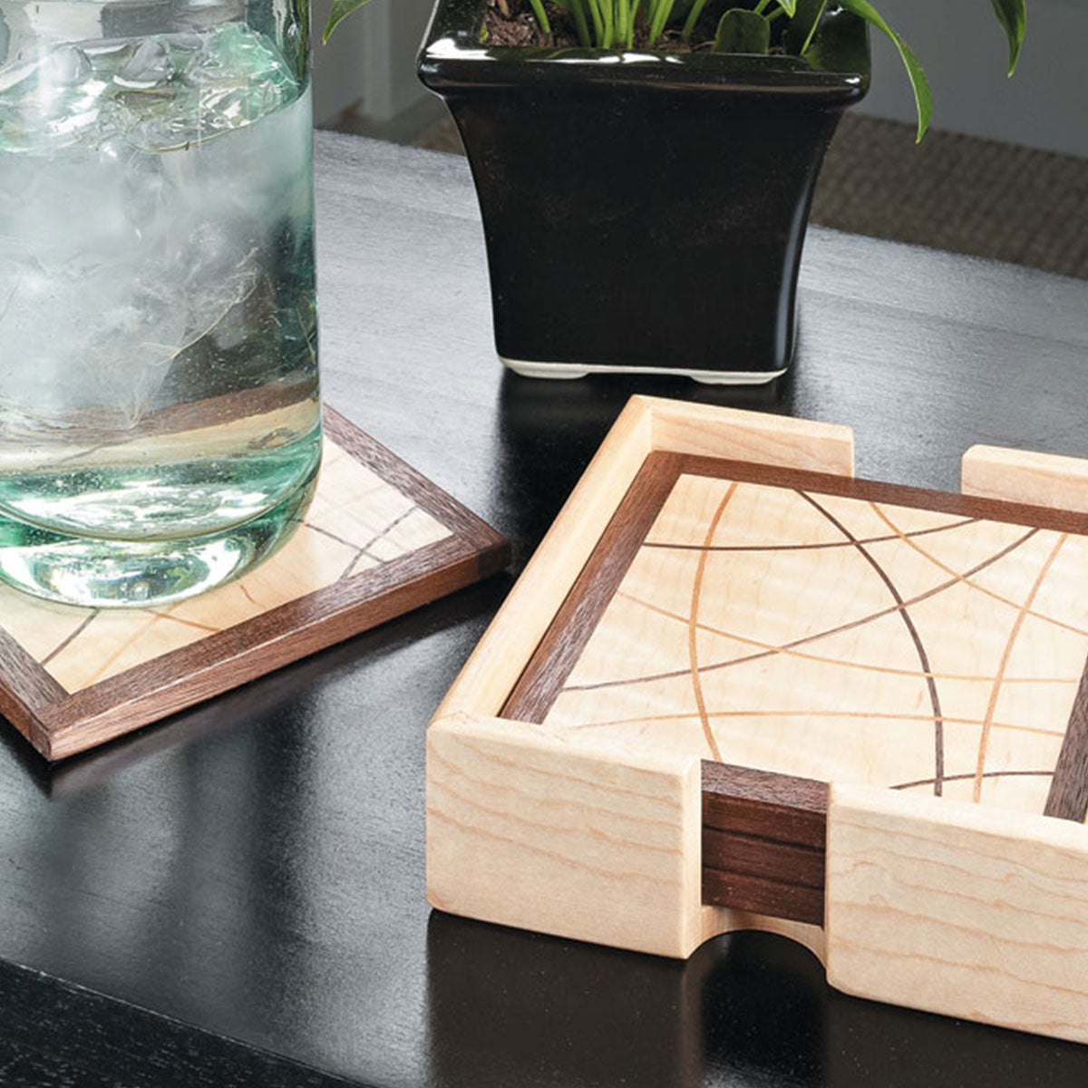 Woodsmith Box, Bookmark & Coasters Set Plan