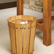 Woodsmith Craftsman-Style Wastepaper Basket Standard Plan & Premium Shop Drawings