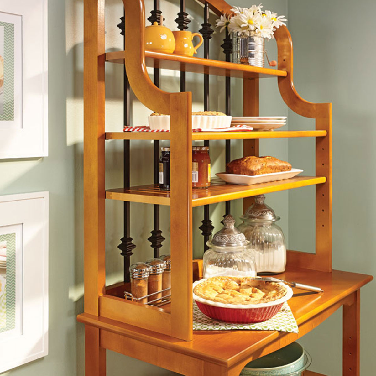Woodsmith Traditional Baker's Rack Plan