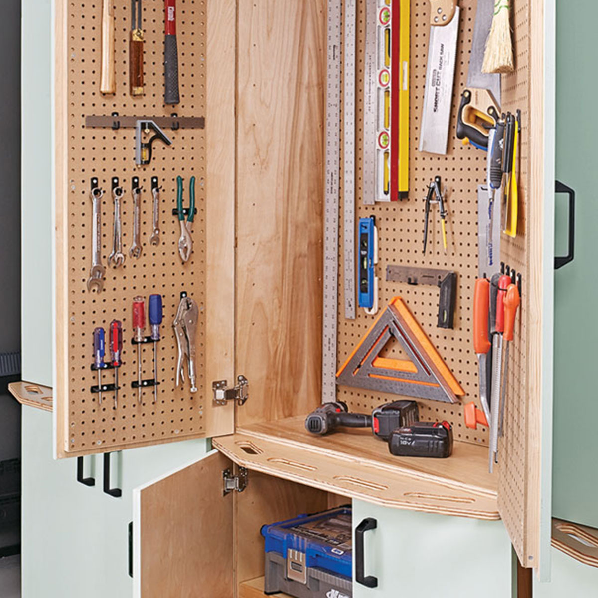 Woodsmith Rolling Storage Lockers Plan