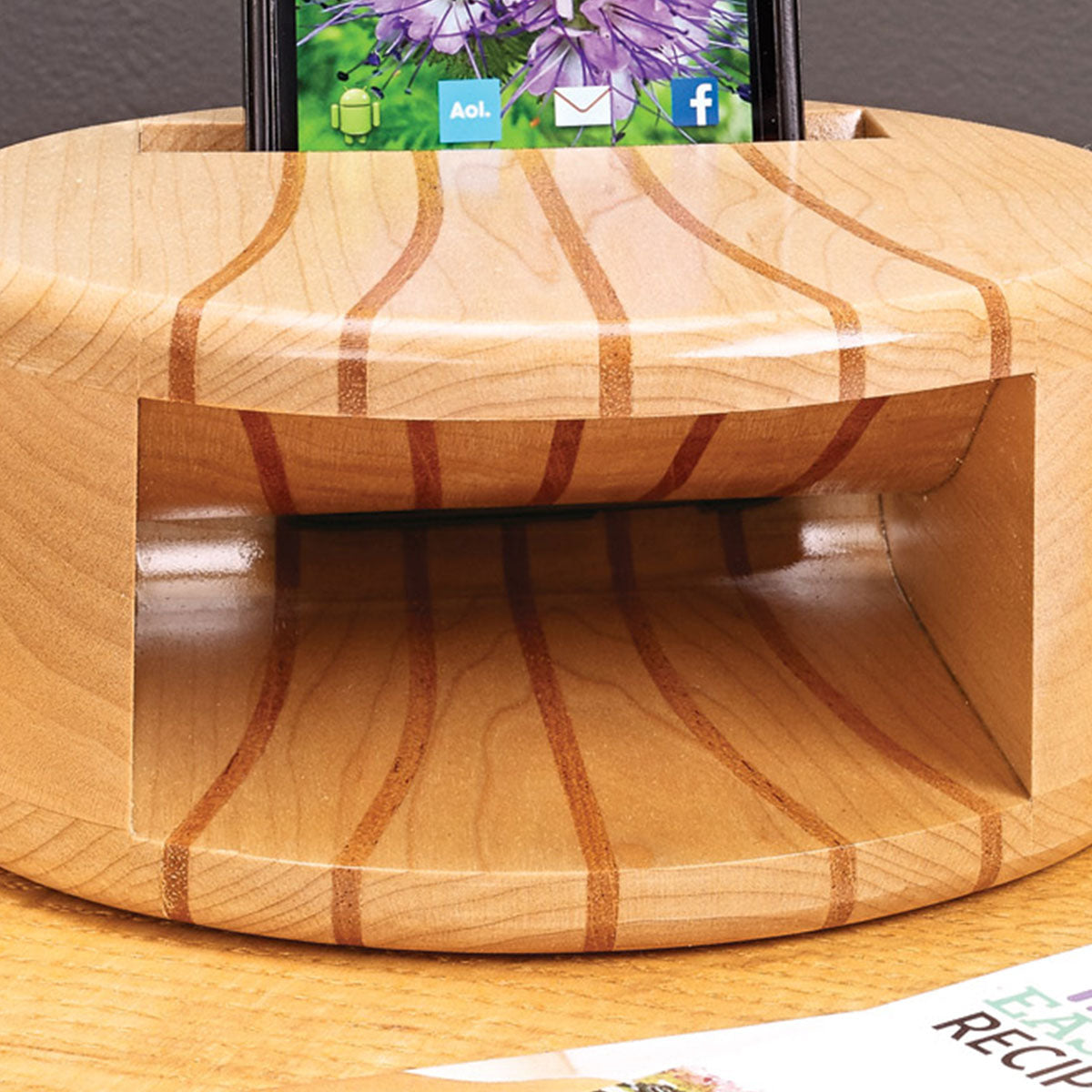 Woodsmith Smartphone Amplifier Standard Plan & Premium Shop Drawings