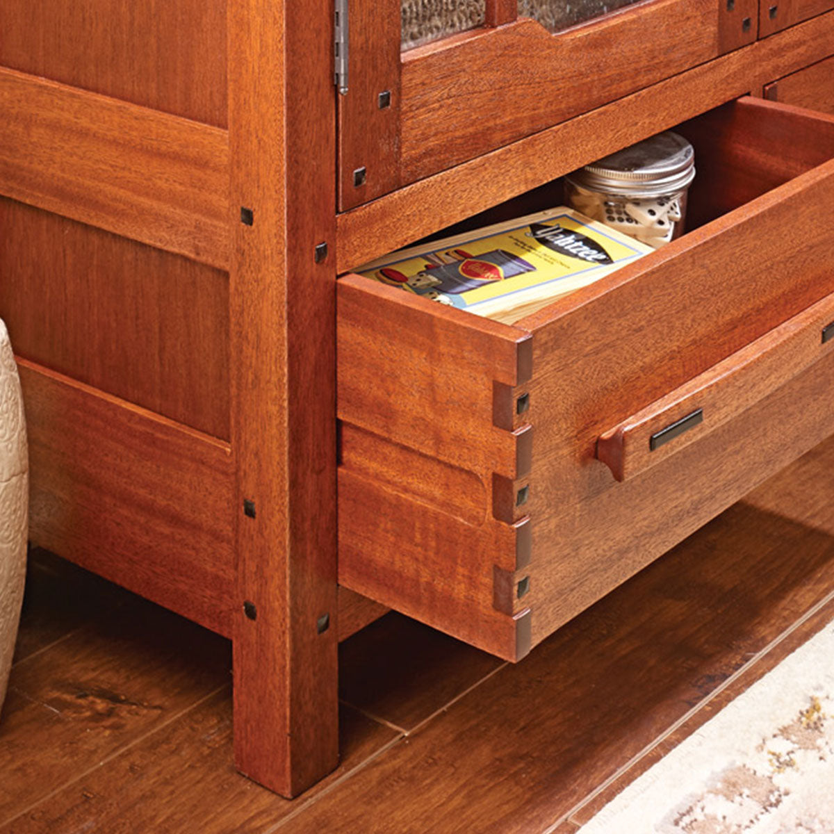Woodsmith Greene & Greene-Style Bookcase Standard Plan & Premium Shop Drawings