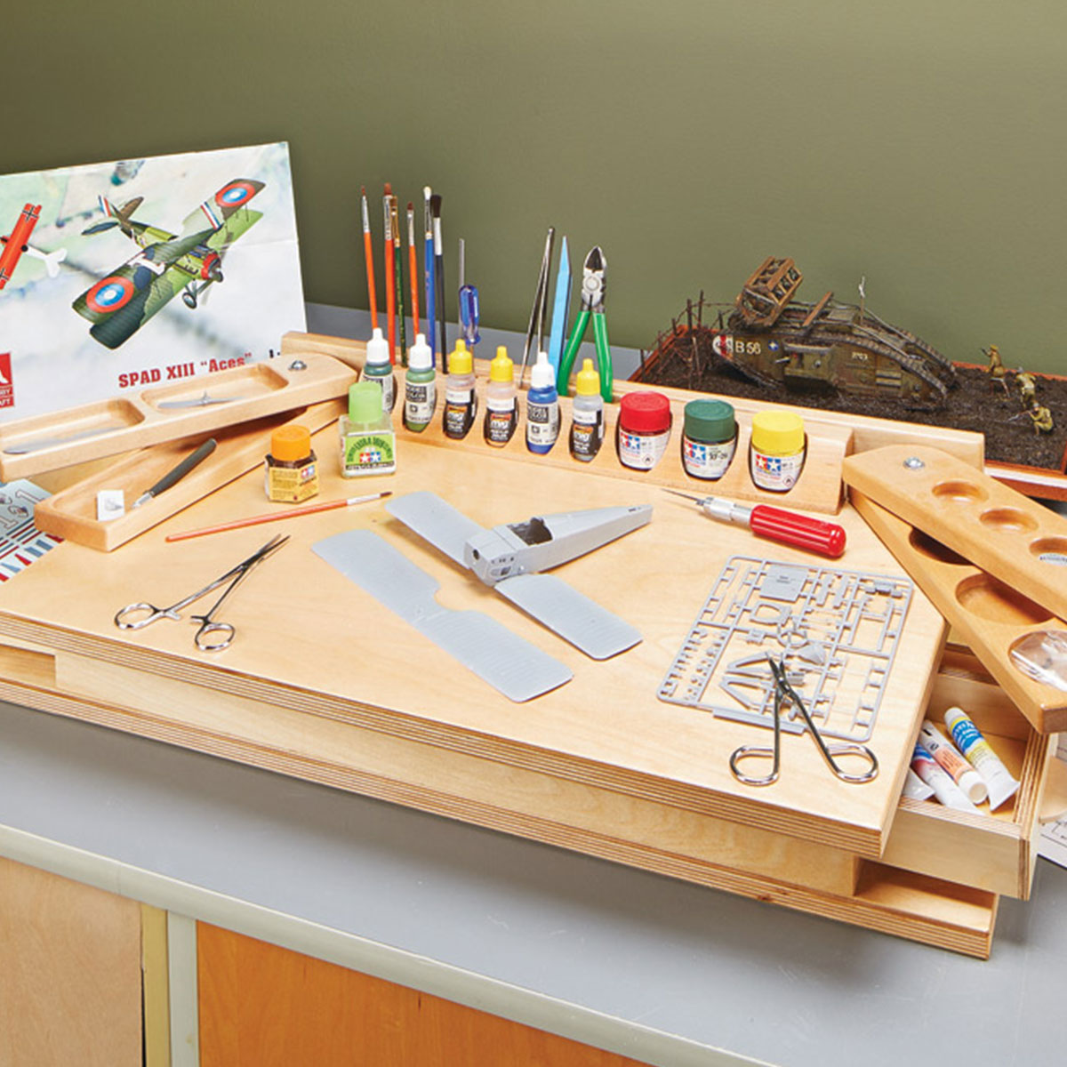 Woodsmith Hobby Station Plan
