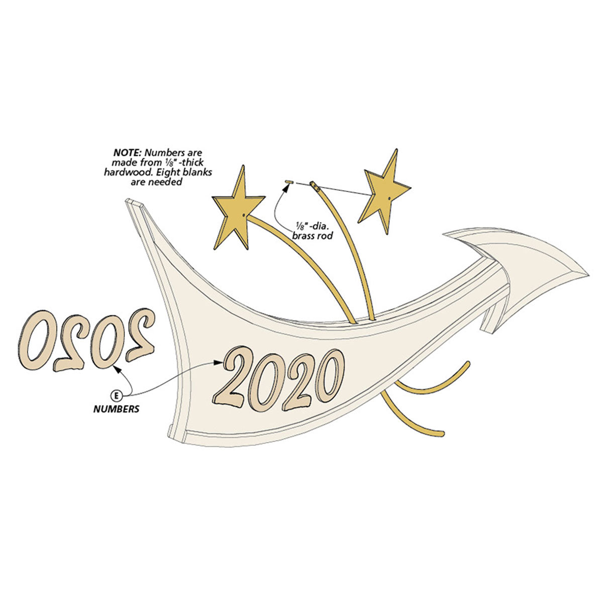 Woodsmith Weathervane Plan