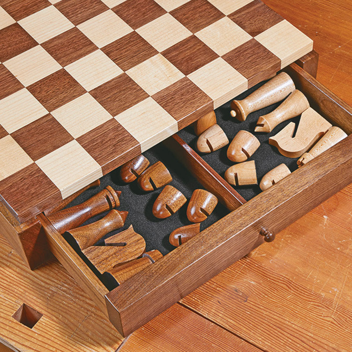 Woodsmith Chess Board Plan