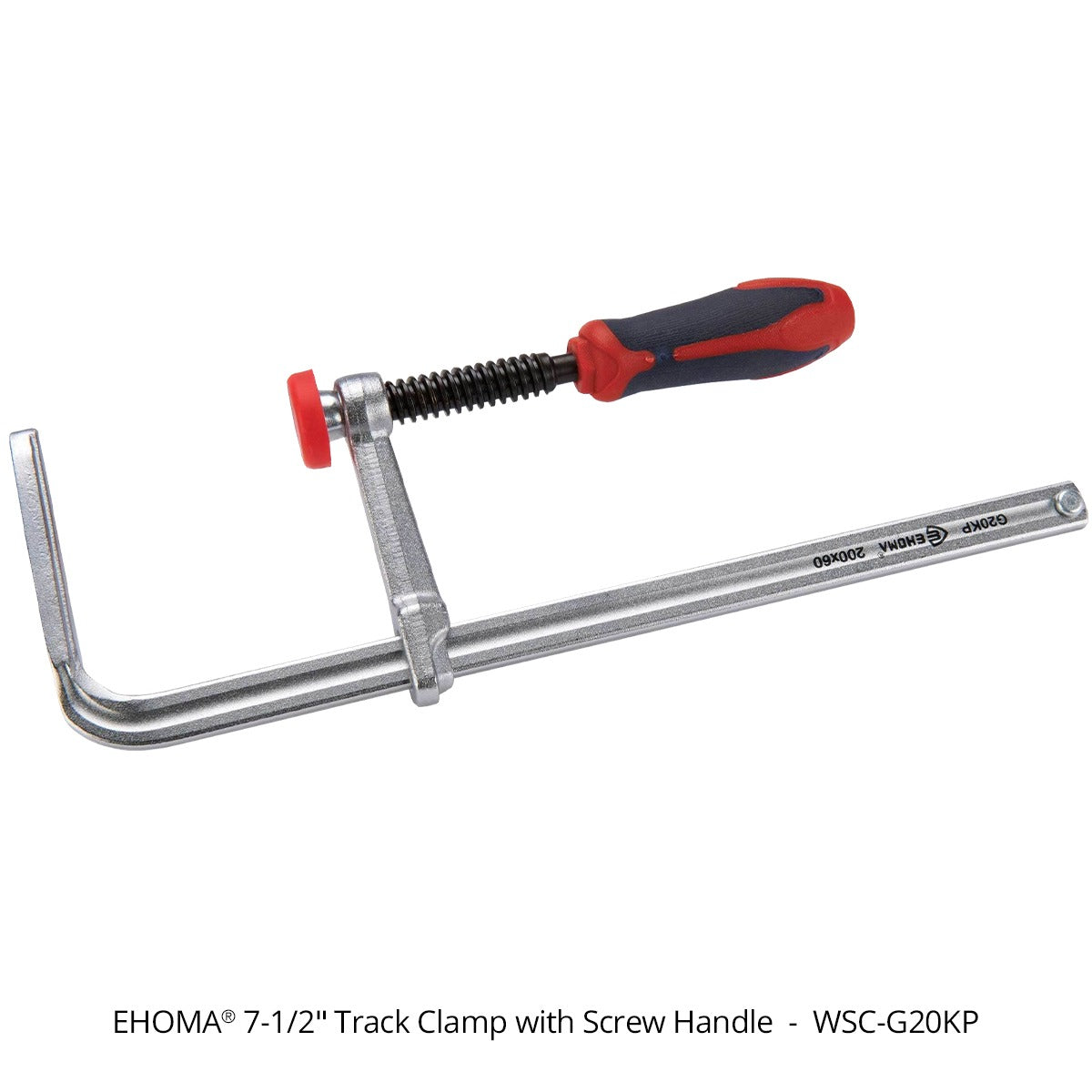 EHOMA 7-1/2” Track Clamp with Ergonomic Screw Handle